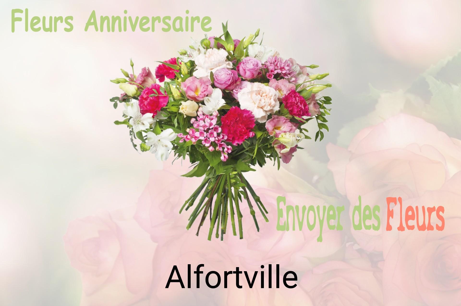 Bouquet de fleurs d’anniversaire livré à Alfortville