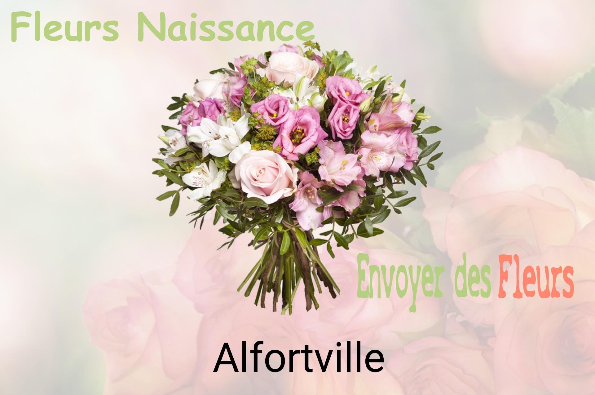 Bouquet de fleurs de naissance livré à Alfortville